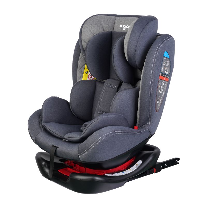 ZK701A Børnesikkerhedssæde ISOFIX 360 Grad Group 0123 ECE R4404 for 0-36 kg 0-12 år