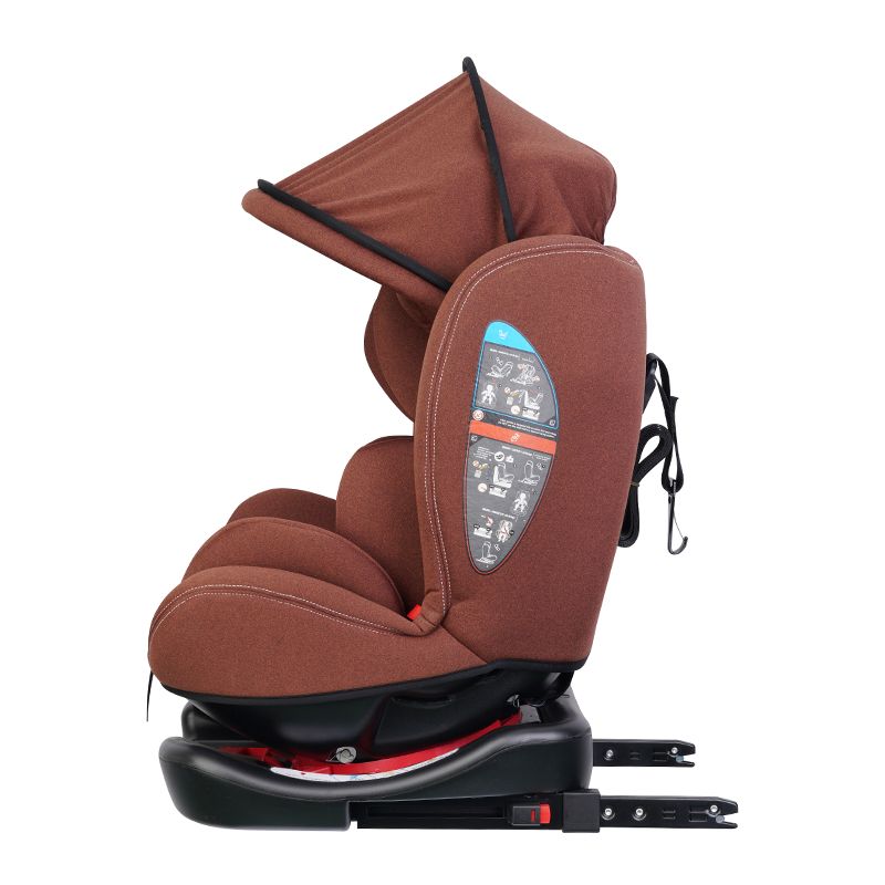 ZK701A Børnesikkerhedssæde ISOFIX 360 Grad Group 0123 ECE R4404 for 0-36 kg 0-12 år
