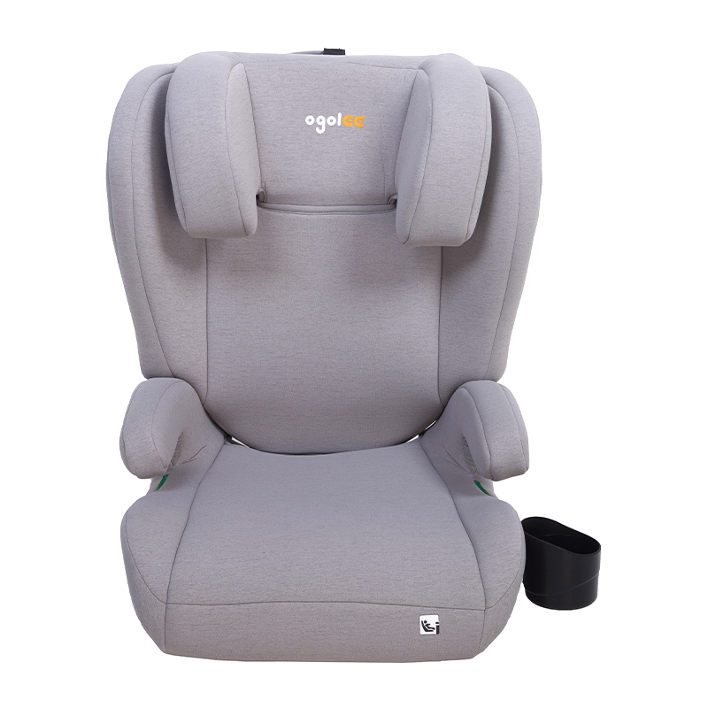 OG303B Isize 100-150 cm ECE R129 Cupholder Child Booster Seat Car Group 2 3 Bilsæde Baby Safety Baby Booster Car Seat til småbarn