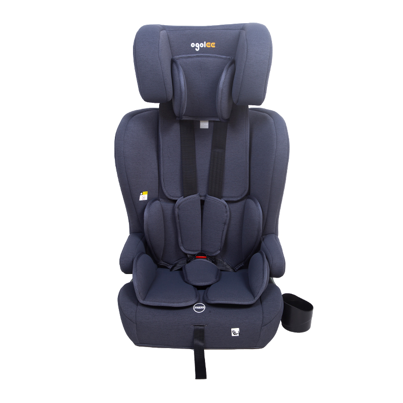 OG303T Bedste kvalitet ECE R129 I -størrelse isofix Cupholder Child Baby Car Seat 76 -150 cm Børnesikkerhedssæder bil med isofix & top Tether