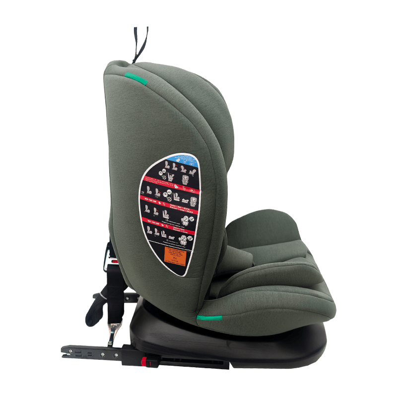 OG801A ECE R129 Isize Baby Bilsæde 40-150 cm ISOFIX Børnesikkerhed sæder 360 graders roter stor hvile for børn