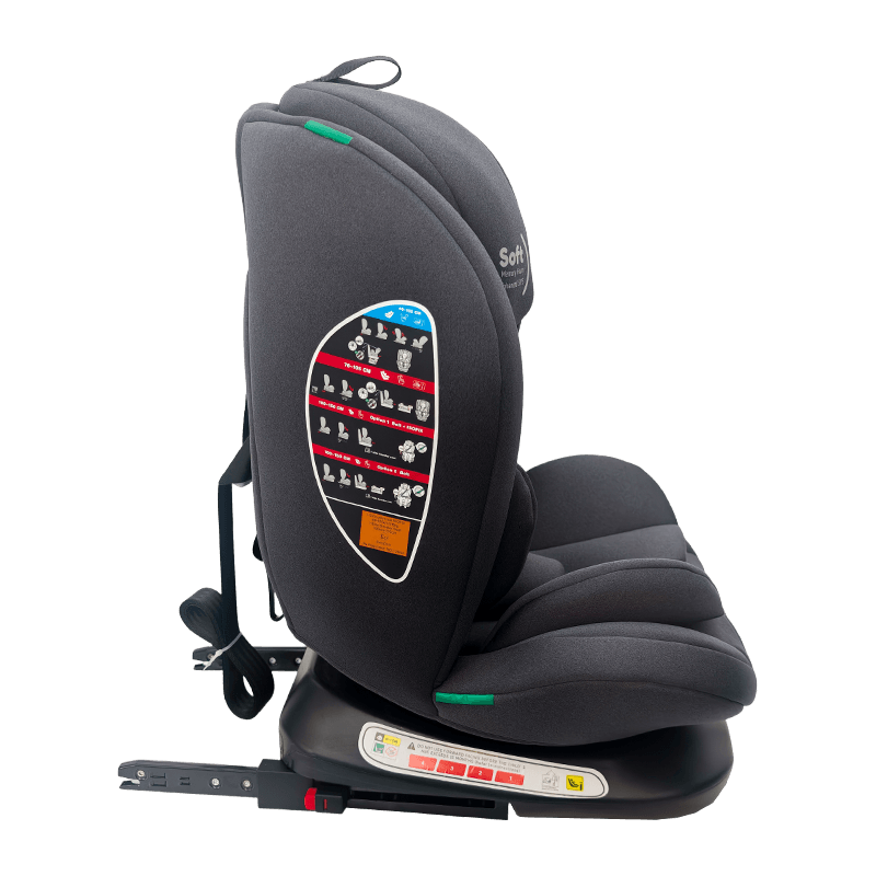 OG801A ECE R129 Isize Baby Bilsæde 40-150 cm ISOFIX Børnesikkerhed sæder 360 graders roter stor hvile for børn