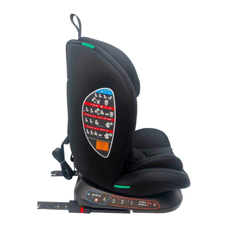 OG801A ECE R129 til 40-150 cm konvertible baby gruppe 0 1 2 3 bilsæde tilbageholdenhed med isofix