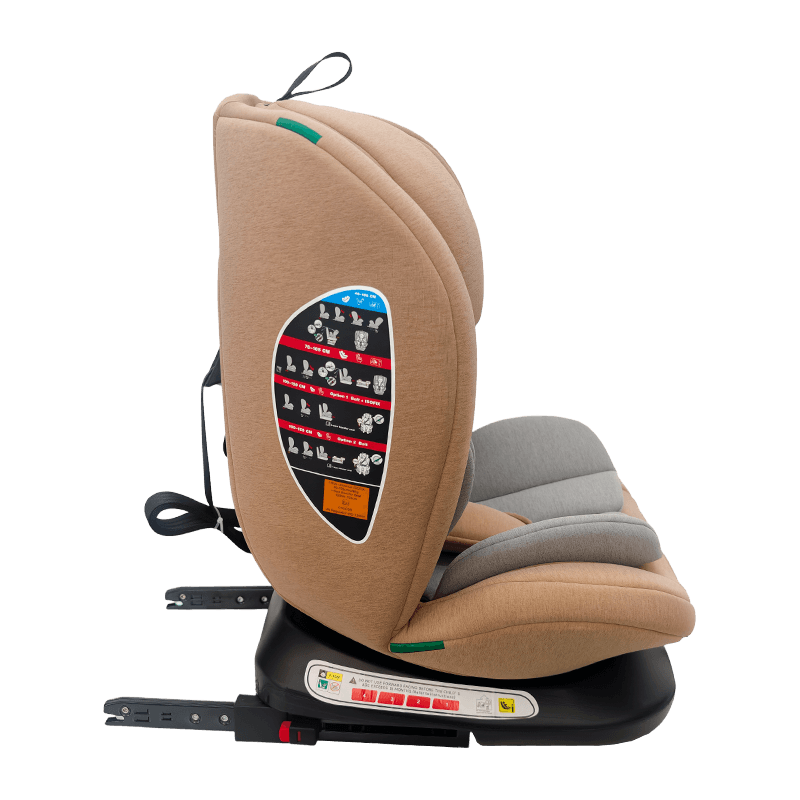 OG801A ECE R129 Isize Baby Bilsæde 40-150 cm ISOFIX Børnesikkerhed sæder 360 graders roter stor hvile for børn