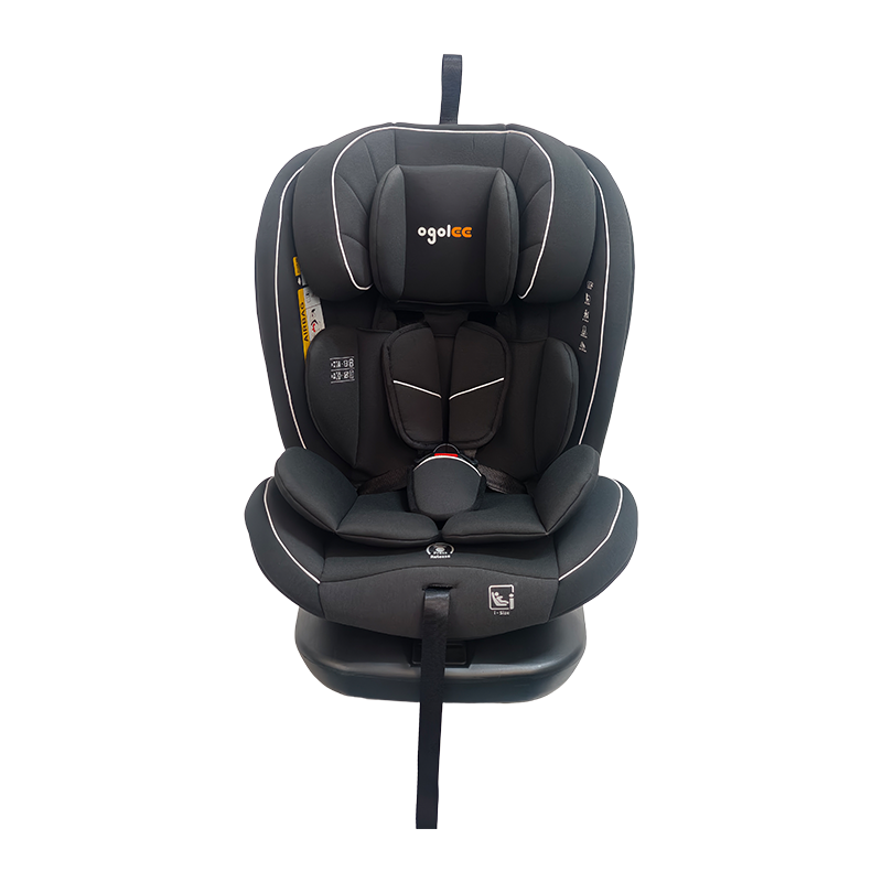 OG801A ECE R129 Isize Baby Car Seat, 360 Rotation, med andet caftwork
